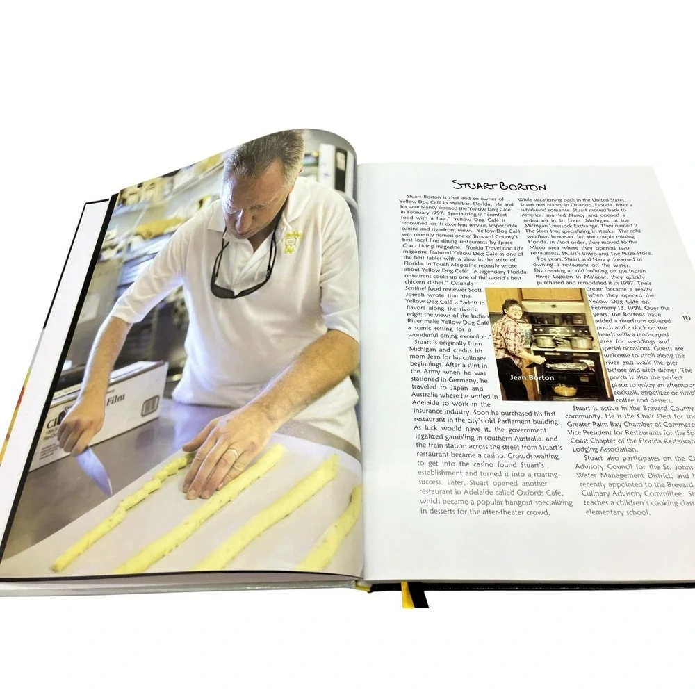 Yellow Dog Cafe Cookbook By Borton Stuart HC Signed With Photo Recipes Chef Tips